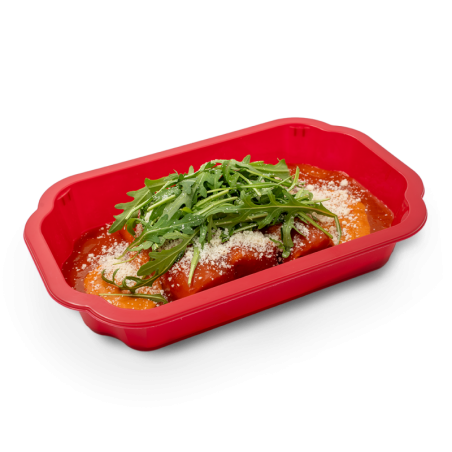 Cannelloni rund in een...