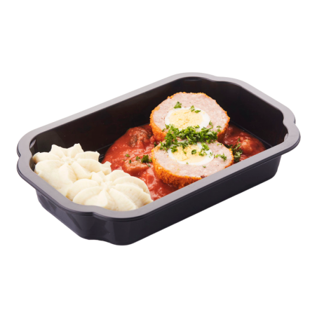 Vogelnestje in tomatensaus...