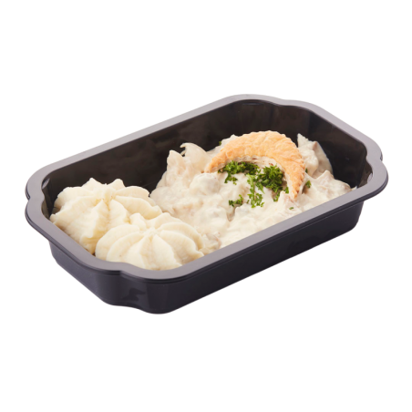 Vol-au-vent met aardappelpuree