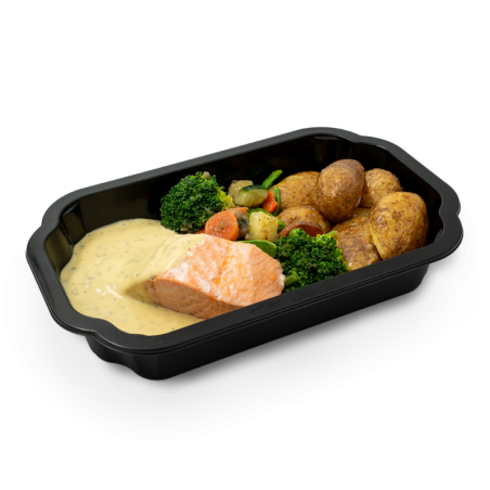 Zalmfilet in dragonsaus met...
